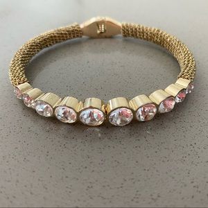 Gold rhinestone bracelet